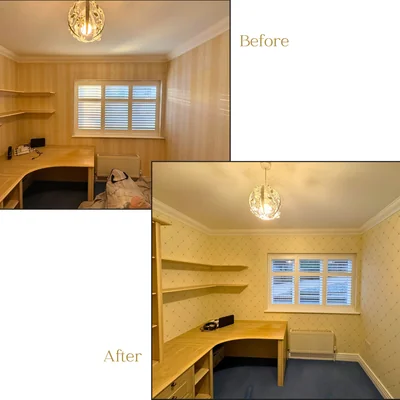 Wallpapering project — Epsom, Surrey by Goulds D&F